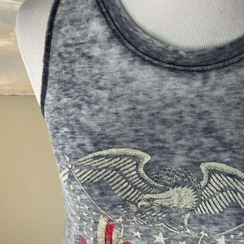 PJ Salvage “United We Stand” distressed tank top - Picture 2 of 9